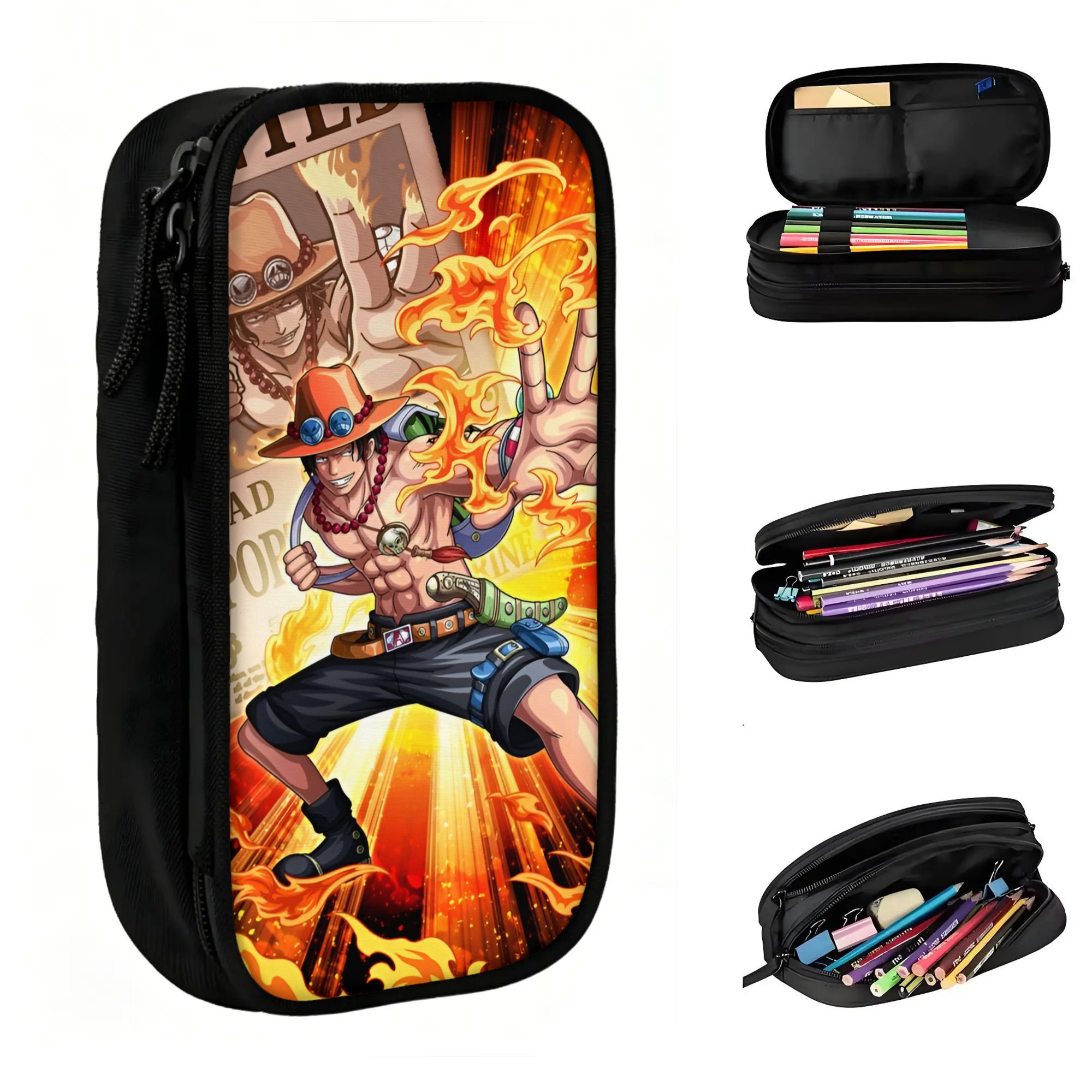 Luggage Cover Protector - Estojo de Lápis Personalizado Ace Cartoons
