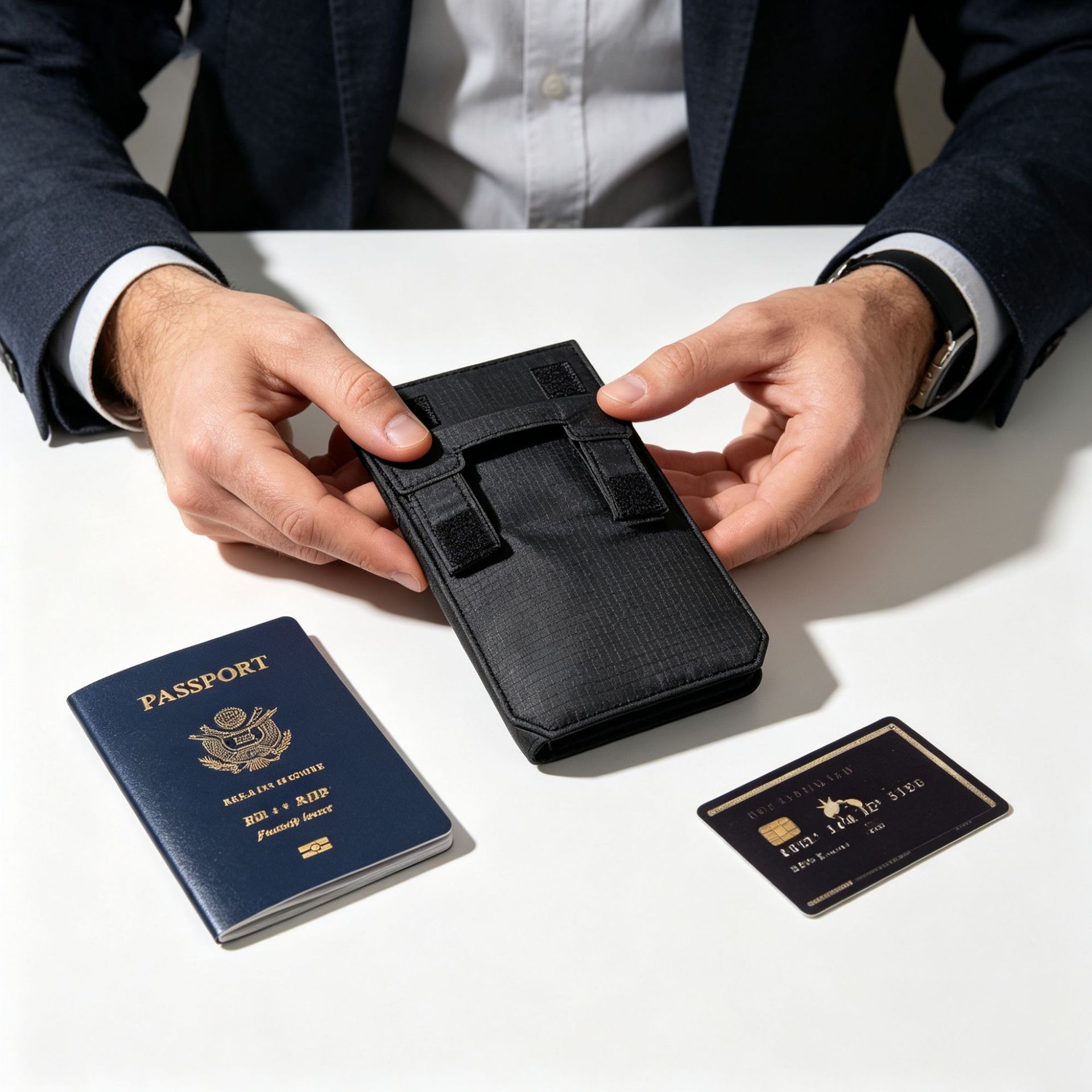 Cinto de cintura discreto para - Travel Accessories Wallet avaliação e preço
