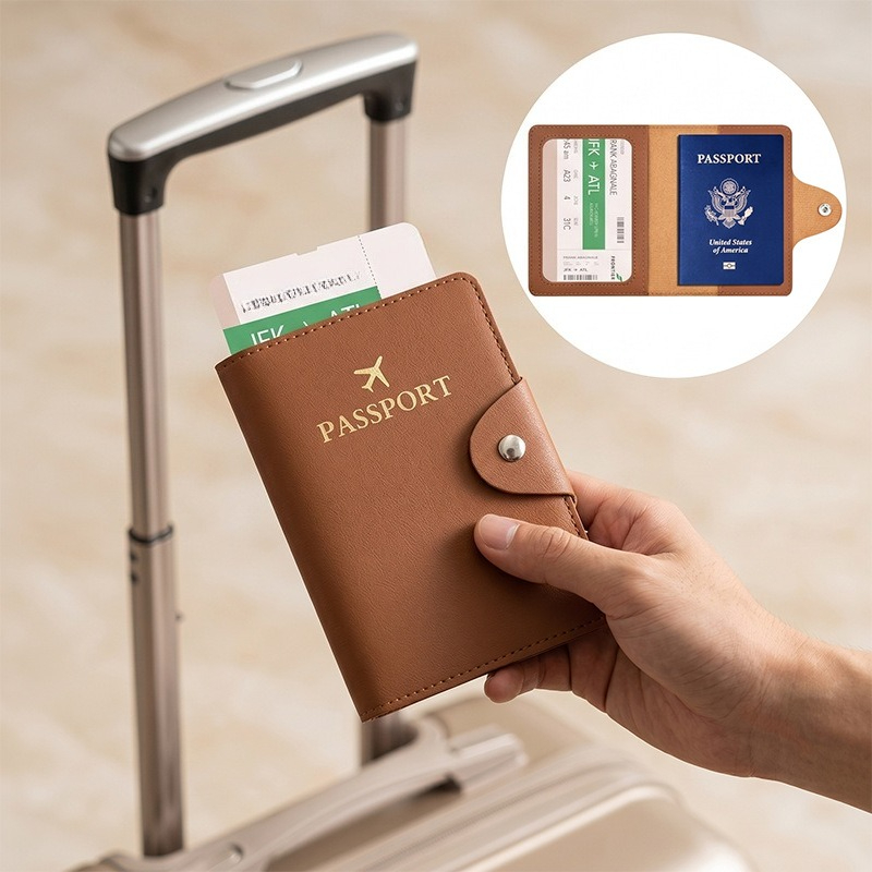 Elegante capa para passaporte  - Travel Accessories Wallet avaliação e preço