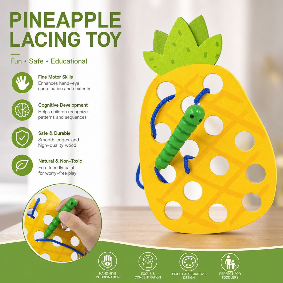 Brinquedos de encaixe de madei - Travel Accessories Baby avaliação e preço