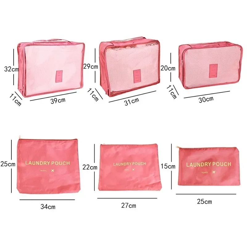 Conjunto de 6 Peças de Bolsas  - Luggage Cover Protector avaliação e preço