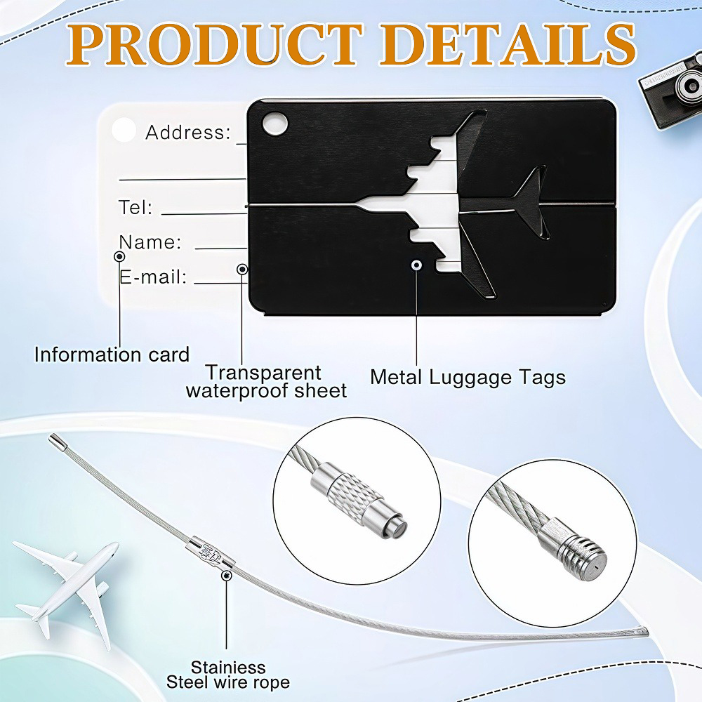 Etiqueta de bagagem de viagem  - Travel Accessories India avaliação e preço