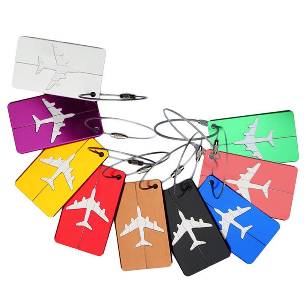 Alumínio Bagagem Tags com Cord - Travel Accessories Aesthetic avaliação e preço