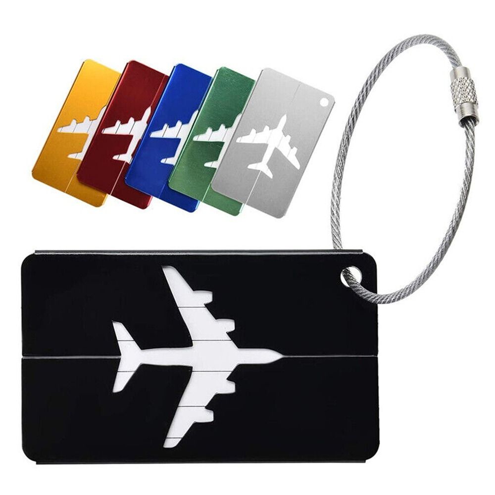 Alumínio Bagagem Tags com Cord - Travel Accessories Aesthetic avaliação e preço