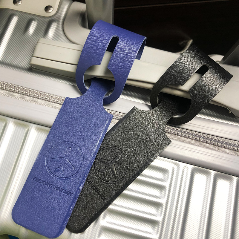 Longo PU Couro Bagagem Tag, Ma - Travel Accessories Long Flight avaliação e preço